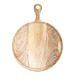 Mangowood Serving Board Round Natural 300mm  