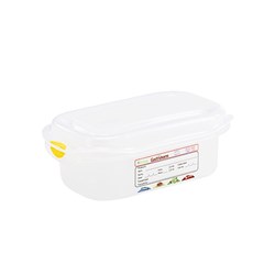 Airtight Container 1/9 With Lid 65mm White Gastronox
