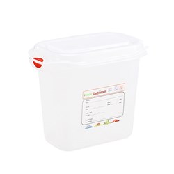Airtight Container 1/9 With Lid 150mm White Gastronox