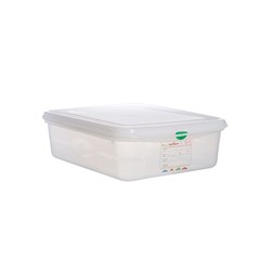 Airtight Container 1/2 With Lid 65mm White Gastronox