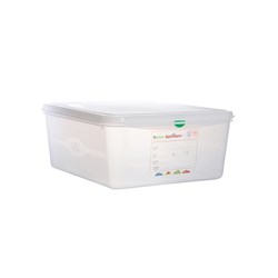 Airtight Container 2/3 With Lid 150mm White Gastronox