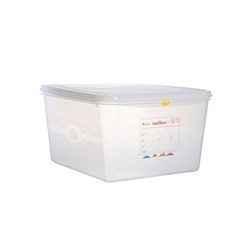 Airtight Container 2/3 With Lid 200mm White Gastronox
