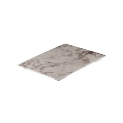 Ryner Melamine White Marble Rectangle Platter 260mm  