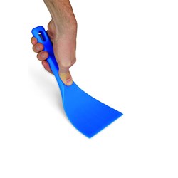 Triangle Scraper Spatula 95mm Blue Gi.Metal