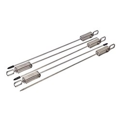 Barbecue Skewers 5-Piece Set Stainless Steel 450mm Icon Chef
