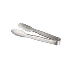 Gusto One Piece Springless Utility Tongs Stainless Steel 240mm Pro.cooker