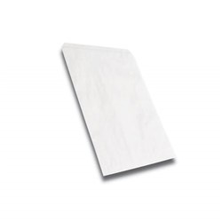 Paper Two Square Flat Strung Bag White 213x200mm