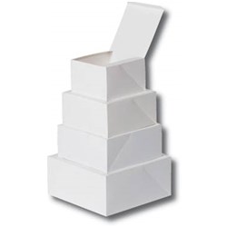 Cake Box White 9X9x2.5'' 100/Pkt