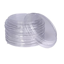 Plastic Round Box Lid Clear Suits 155mm