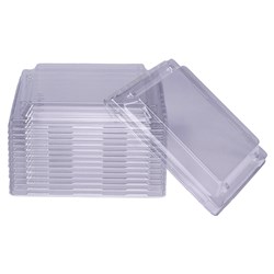 Plastic Square Footed Box Lid Suits 138mm