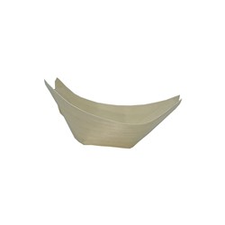 Biowood Wooden Oval Boat 60x45mm