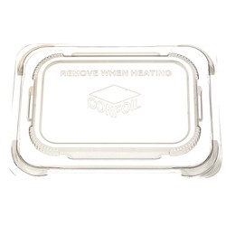 Meal Tray Clip On Lid Clr Suit 6121 320/Ctn