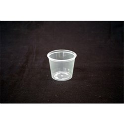 Plastic Round Container Clear 150ml