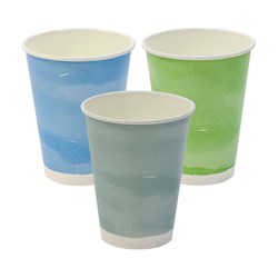 Paper Cold Cup 390Ml Planet 90Mm Ass Col 1000/Ctn