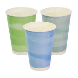 Paper Cold Cup 425Ml Planet 90Mm Ass Col 1000/Ctn