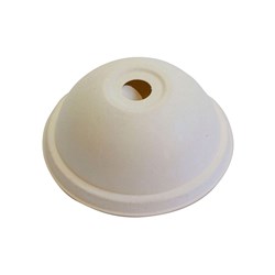 Lid Sugarcane Dome Wht 90Mm Suit Cold Cups 1000/Ctn
