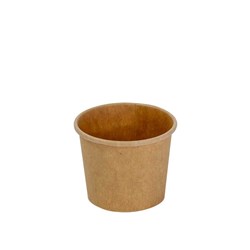 Sauce Cup Pla Paper 90Ml Kraft 62X48mm 1000/Ctn