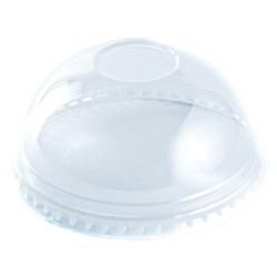 Plastic Cup Dome Holed Lid Suits 432/532/591/710ml