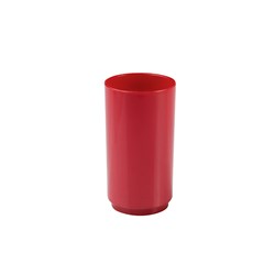 Mini Cylinder Red Plastic 40X75mm 75Ml 50/Pkt (8)
