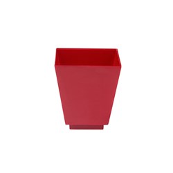 Mini Taper Dish Red Plastic 44X44x50mm 58Ml 100/Pkt