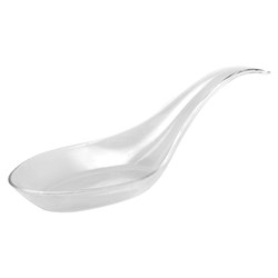 Bfooding Clear Plastic Chinese Spoon Clear 10ml