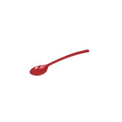 Mini Spoon Red Plastic 100Mm 300/Pkt (24)