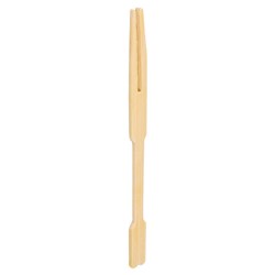 Bamboo Cocktail Mini Fork Brown
