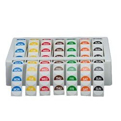 FOOD ADVISORY LABEL SEAFOOD IMP ORIGIN 24MM RND 1000/ROLL