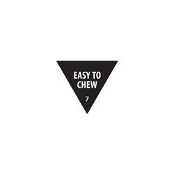 Label Triangle Easy To Chew Black 30Mm Removable 500/Roll
