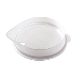 Reusable Pouring Bowl & Mug Lid Clear Suits 150ml & 230ml  