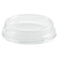 Biocup Pla Cup Raised Flat Lid Clear Suits 60/90/280ml