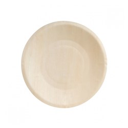 Biowood Wooden Wide Rim Round Plate 190mm