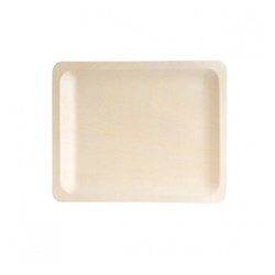 Biowood Wooden Rectangle Plate 270x220mm