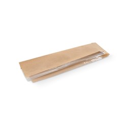 On The Go Baguette Bag Brown 390x110x60mm Detpak