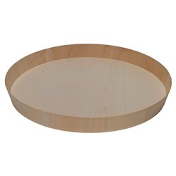 Wooden Veneer Round Platter 406mm