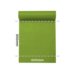 Lisah Paper Table Runner/ Placemat Green Apple 400mmx24m
