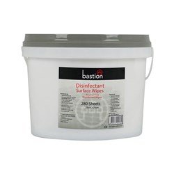 Disinfectant Surface Wipes 280x250mm Bastion