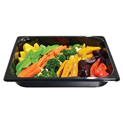 Meal Tray Cpet Blk 3750Ml 325X265x60mm 80/Ctn