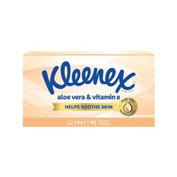 Kleenex Facial Tissue Aloe 3Ply 95Sh 24/Ctn 0291