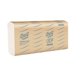 Scott Ultraslim Towel 24X21cm 150/Pkt 16Pkt/Ctn