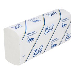 Optimum Paper Hand Towel White 150/Sheets 240x240mm