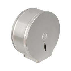 Stainless Steel Jumbo Toilet Roll Dispenser Silver 
