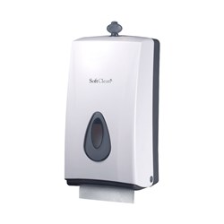 Plastic Twin Toilet Roll Dispenser White 146x138x275mm