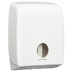Interleaf Plastic Twin Toilet Tissue Dispenser White 317x147x407mm
