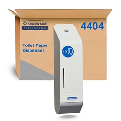 Interleaf Enamel Toilet Tissue Dispenser White 120x117x467mm