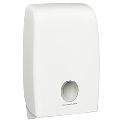 Aquarius Plastic Multifold Hand Towel Dispenser White 294x120x451mm