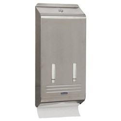 Stainless Steel Paper Hand Towel Dispenser Silver 258x85x540mm