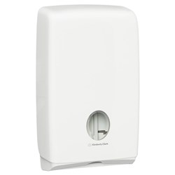 Aquarius Plastic Compact Hand Towel Dispenser White 239x81x380mm