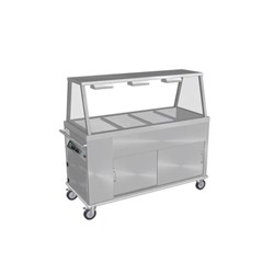 Culinaire Mobile Bain Marie Hot Cupboard 4 Bay CH.BMHM.GA.4