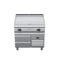Waldorf Gas Griddle With Leg Stand 900x818x975mm GP8900GL-L